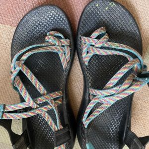 Well Loved Vibram Fiesta Rainbow Chacos